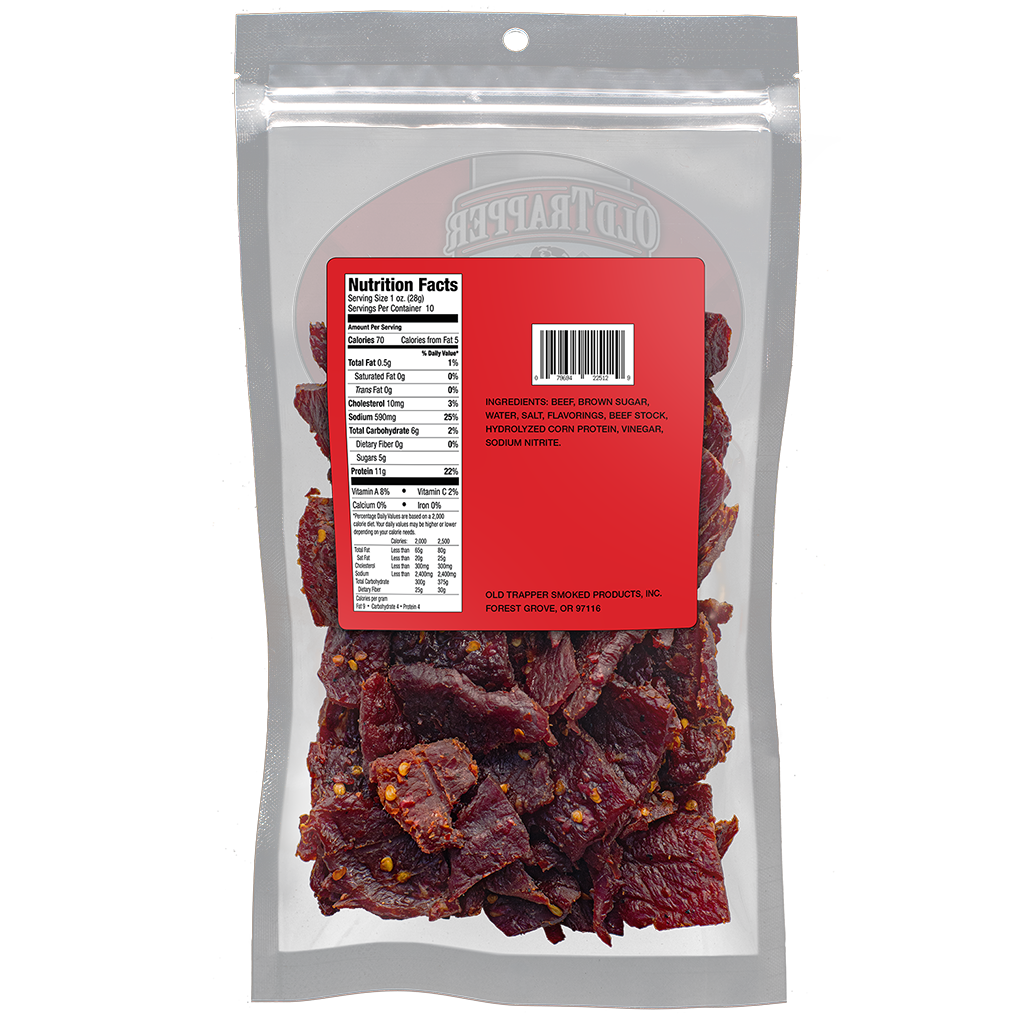 Traditional Style Jerky - Hot & Spicy 10 oz bag Subscription