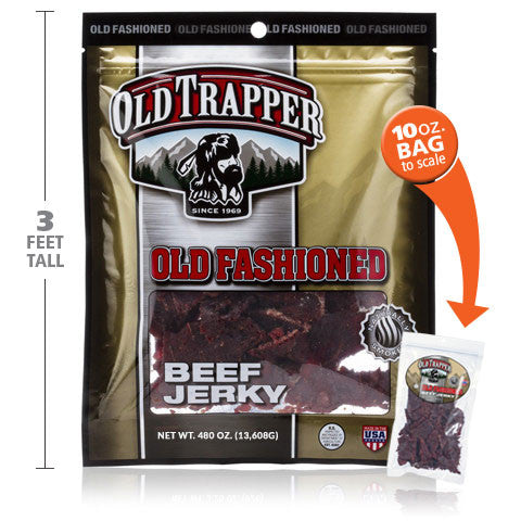 30 POUND Bag Traditional Style Jerky - Old Fashioned 480oz