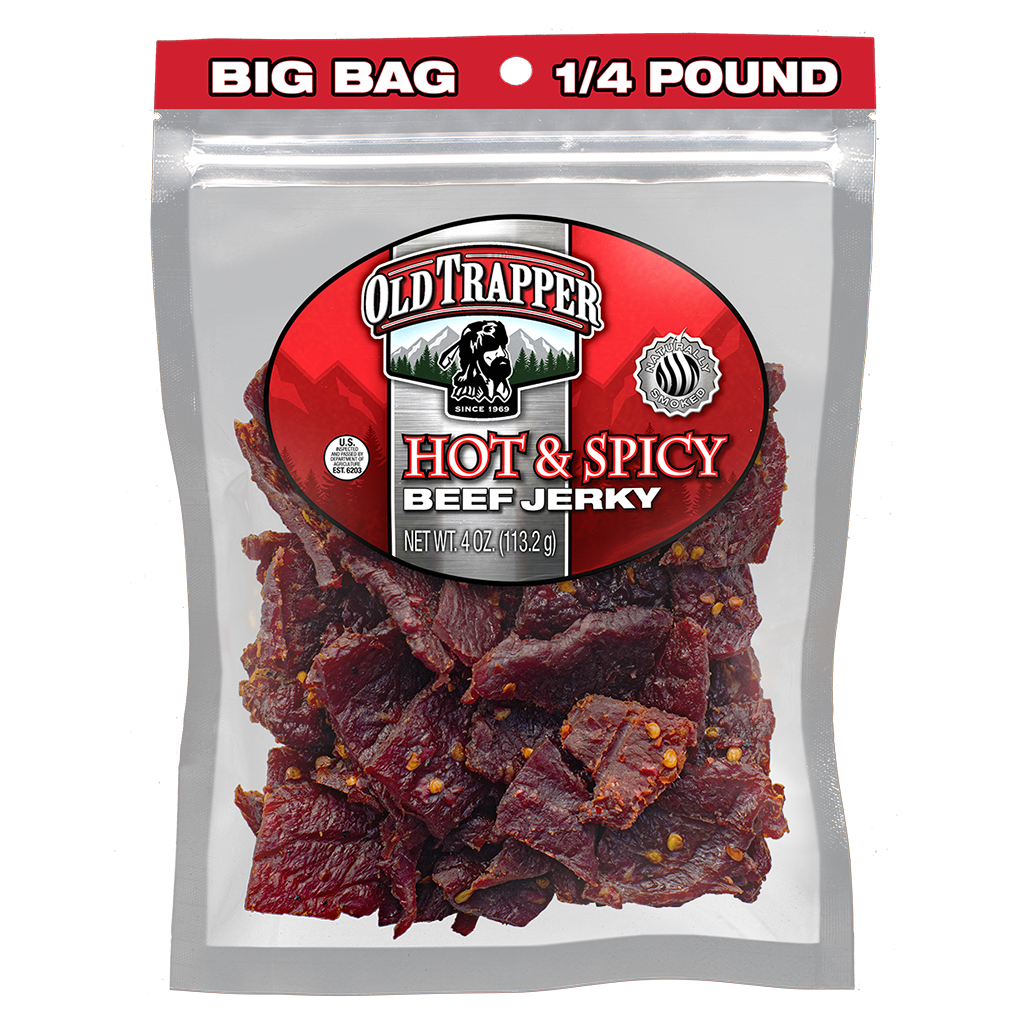 Case of 8 packages Hot & Spicy - 1/4 lb