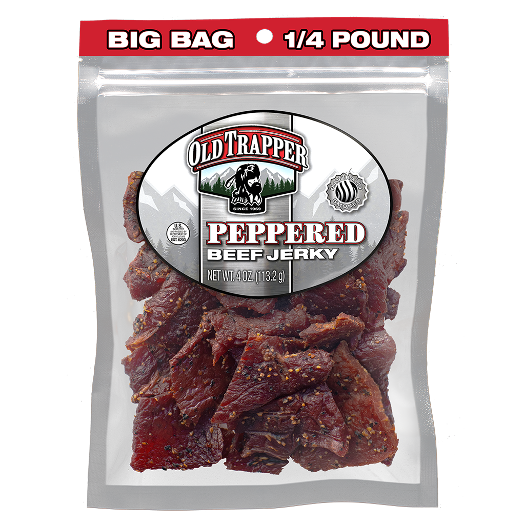 Case of 8 packages Peppered - 1/4 lb