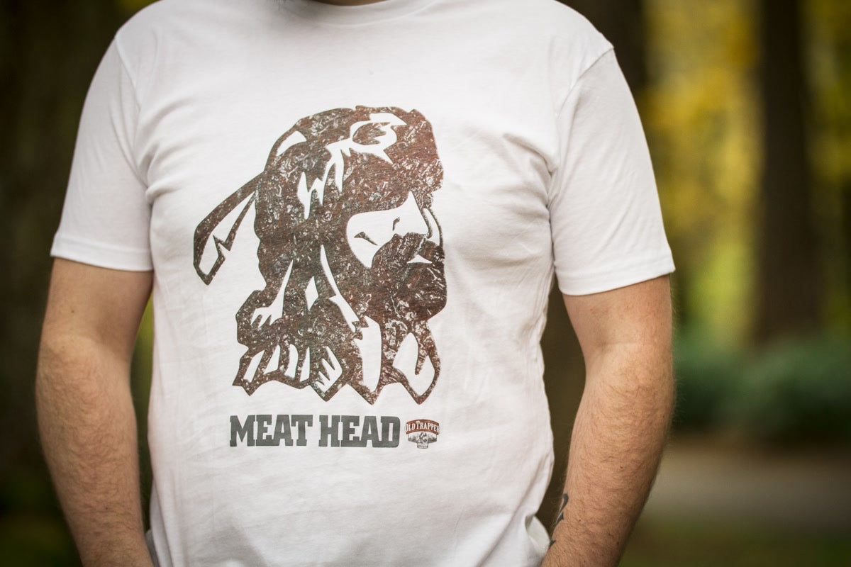 'Meat Head' T-Shirt - White